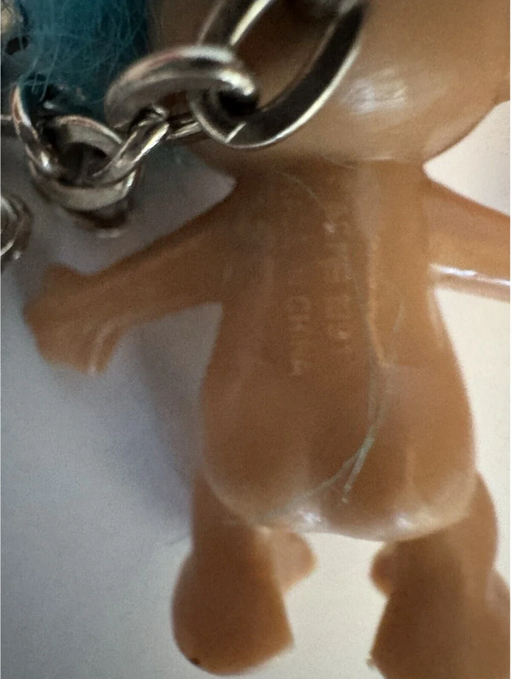 Vintage Acme 1991 Troll Keychains Lot of 8 Neon Hair Mini Troll Dolls Hong Kong